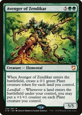 Avenger of Zendikar (Commander 2018, 129, Nonfoil)
