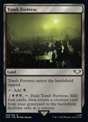 Tomb Fortress (Warhammer 40,000 Commander, 168, Nonfoil)