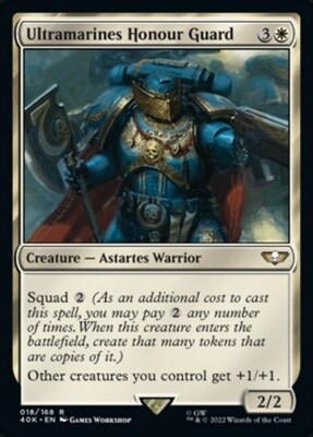 Ultramarines Honour Guard (Warhammer 40,000 Commander, 18, Nonfoil)