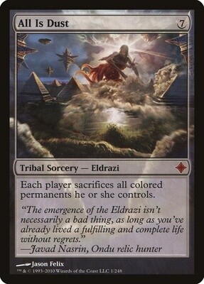 All Is Dust (Rise of the Eldrazi, 1, Nonfoil)