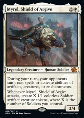 Myrel, Shield of Argive (The Brothers' War, 18, Nonfoil)