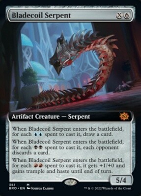 Bladecoil Serpent (The Brothers' War, 361, Nonfoil)