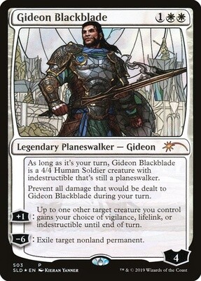 Gideon Blackblade (Secret Lair Drop, 503, Foil)