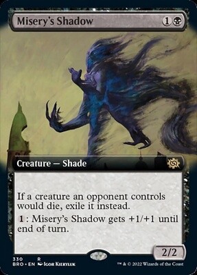 Misery's Shadow (The Brothers' War, 330, Foil)