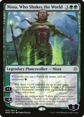 Nissa, Who Shakes the World (War of the Spark, 169, Nonfoil)