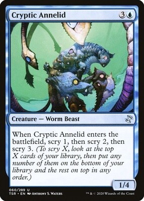 Cryptic Annelid (Time Spiral Remastered, 60, Foil)