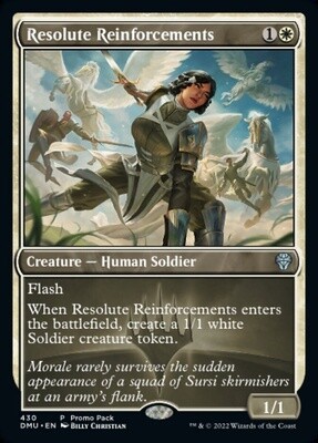 Resolute Reinforcements (Dominaria United, 430, Foil)