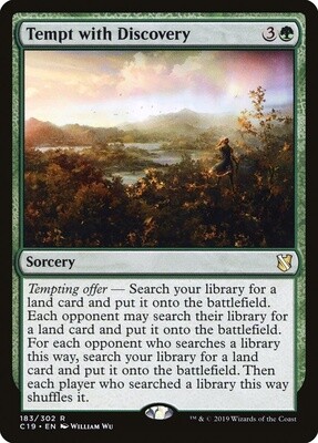 Tempt with Discovery (Commander 2019, 183, Nonfoil)