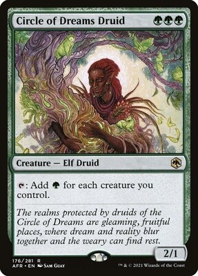 Circle of Dreams Druid (Adventures in the Forgotten Realms, 176, Nonfoil)