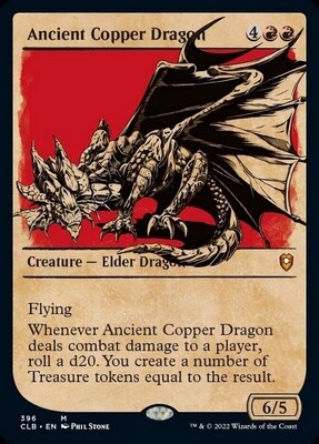 Ancient Copper Dragon (Commander Legends: Battle for Baldur's Gate, 396, Foil)