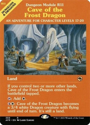Cave of the Frost Dragon (Adventures in the Forgotten Realms, 350, Foil)