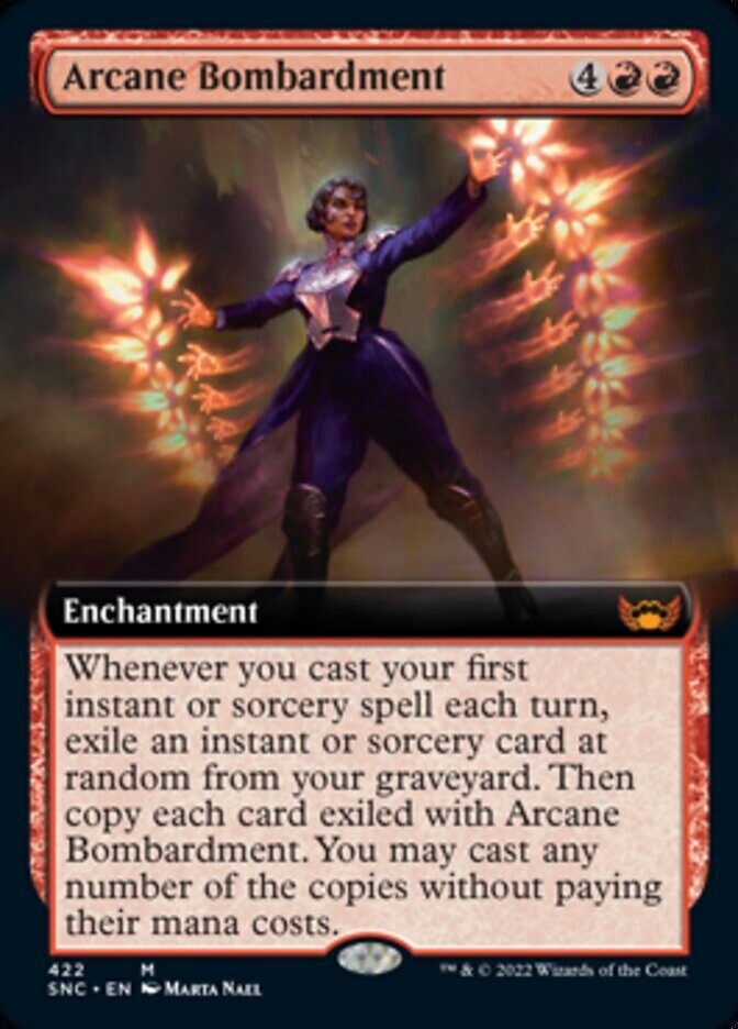 Arcane Bombardment (Streets of New Capenna, 422, Nonfoil)