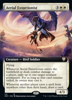 Aerial Extortionist (New Capenna Commander, 112, Nonfoil)
