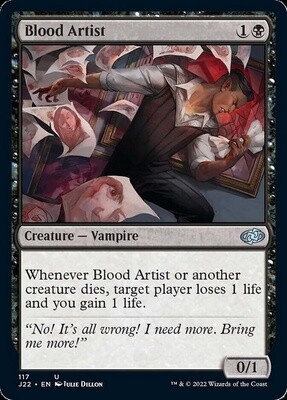Blood Artist (Jumpstart 2022, 117, Nonfoil)