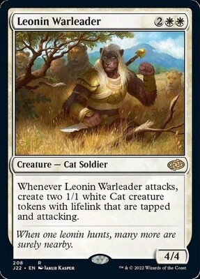 Leonin Warleader (Jumpstart 2022, 208, Nonfoil)
