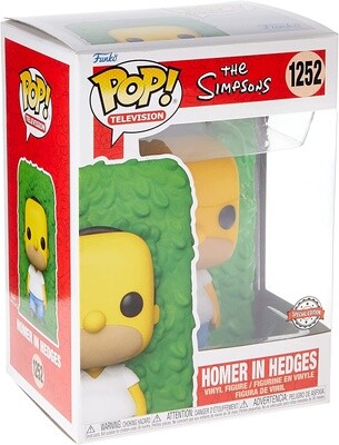 Funko Pop! (Television) The Simpsons: Homer in Hedges (1252) (Entertainement Earth Exclusive)