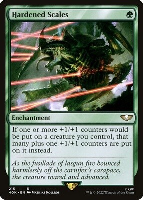 Hardened Scales (Warhammer 40,000 Commander, 215, Nonfoil)