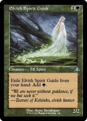 Elvish Spirit Guide (Dominaria Remastered, 338, Foil)