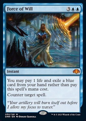 Force of Will (Dominaria Remastered, 50, Nonfoil)
