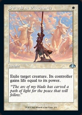 Swords to Plowshares (Dominaria Remastered, 275, Foil)