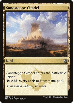 Sandsteppe Citadel (Khans of Tarkir, 241, Foil)