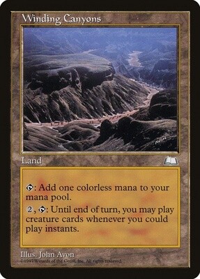 Winding Canyons (Weatherlight, 167, Nonfoil)