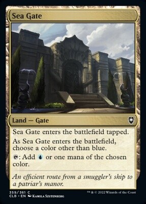 Sea Gate (Commander Legends: Battle for Baldur's Gate, 359, Nonfoil)