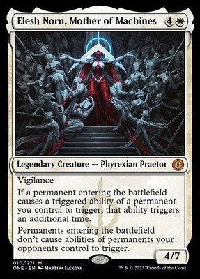 Elesh Norn, Mother of Machines (Phyrexia: All Will Be One, 10, Nonfoil)