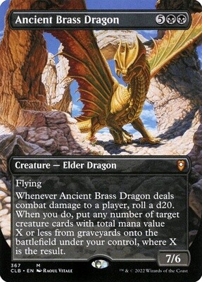 Ancient Brass Dragon (Commander Legends: Battle for Baldur's Gate, 367, Nonfoil)