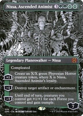 Nissa, Ascended Animist (Phyrexia: All Will Be One, 339, Nonfoil)