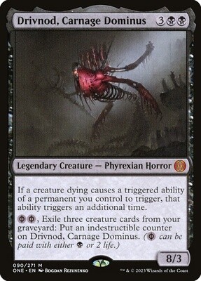 Drivnod, Carnage Dominus (Phyrexia: All Will Be One, 90, Nonfoil)