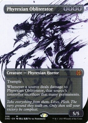 Phyrexian Obliterator (Phyrexia: All Will Be One, 308, Foil)