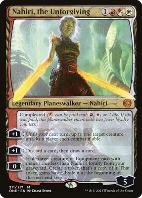 Nahiri, the Unforgiving (Phyrexia: All Will Be One, 211, Nonfoil)