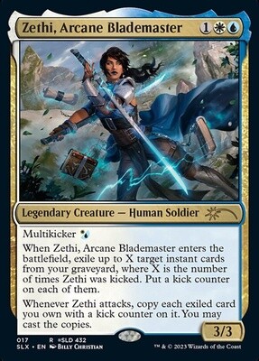 Zethi, Arcane Blademaster (Universes Within, 17, Nonfoil)