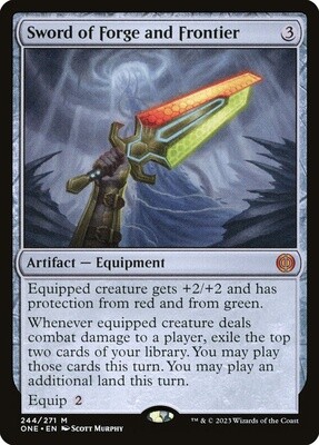 Sword of Forge and Frontier (Phyrexia: All Will Be One, 244, Nonfoil)
