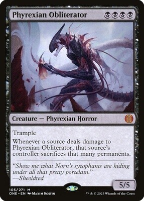 Phyrexian Obliterator (Phyrexia: All Will Be One, 105, Nonfoil)