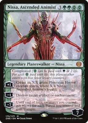Nissa, Ascended Animist (Phyrexia: All Will Be One, 175, Foil)