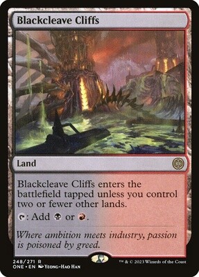 Blackcleave Cliffs (Phyrexia: All Will Be One, 248, Nonfoil)