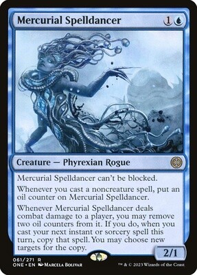 Mercurial Spelldancer (Phyrexia: All Will Be One, 61, Nonfoil)