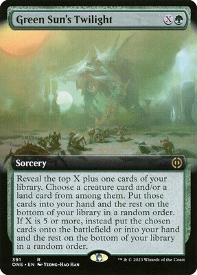 Green Sun's Twilight (Phyrexia: All Will Be One, 391, Foil)