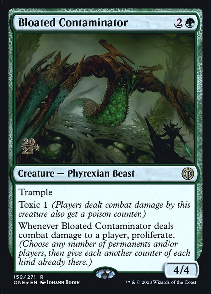 Bloated Contaminator (Phyrexia: All Will Be One Promos, 159s, Foil)