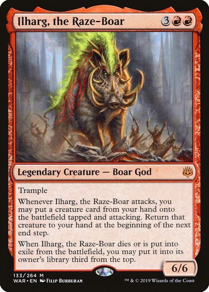 Ilharg, the Raze-Boar (War of the Spark, 133, Nonfoil)