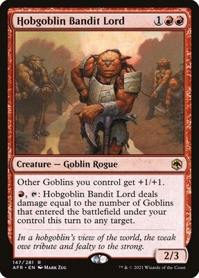 Hobgoblin Bandit Lord (Adventures in the Forgotten Realms, 147, Foil)