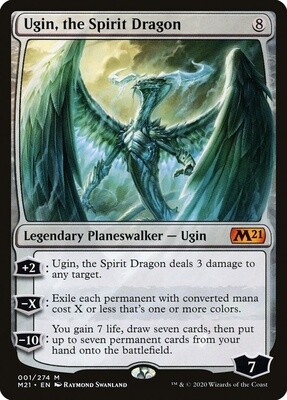 Ugin, the Spirit Dragon (Core Set 2021, 1, Foil)