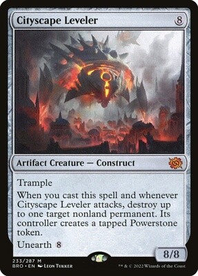 Cityscape Leveler (The Brothers' War, 233, Foil)