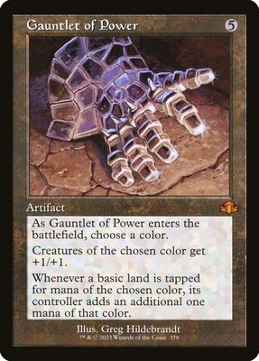 Gauntlet of Power (Dominaria Remastered, 378, Nonfoil)