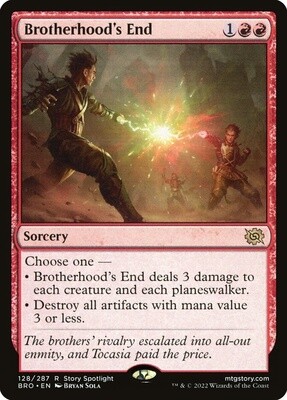 Brotherhood's End (The Brothers' War, 128, Foil)