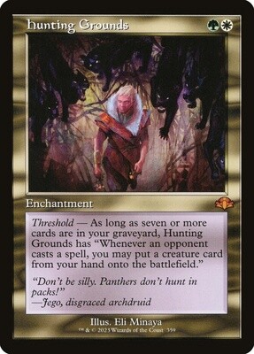 Hunting Grounds (Dominaria Remastered, 359, Foil)
