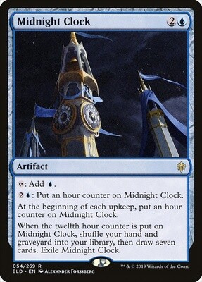 Midnight Clock (Throne of Eldraine, 54, Foil)