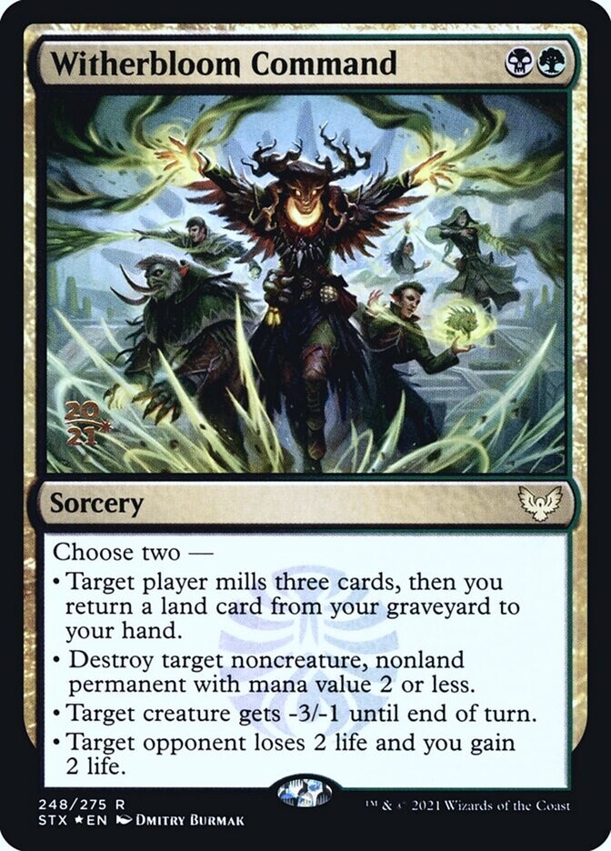 Witherbloom Command (Strixhaven: School of Mages Promos, 248s, Foil)